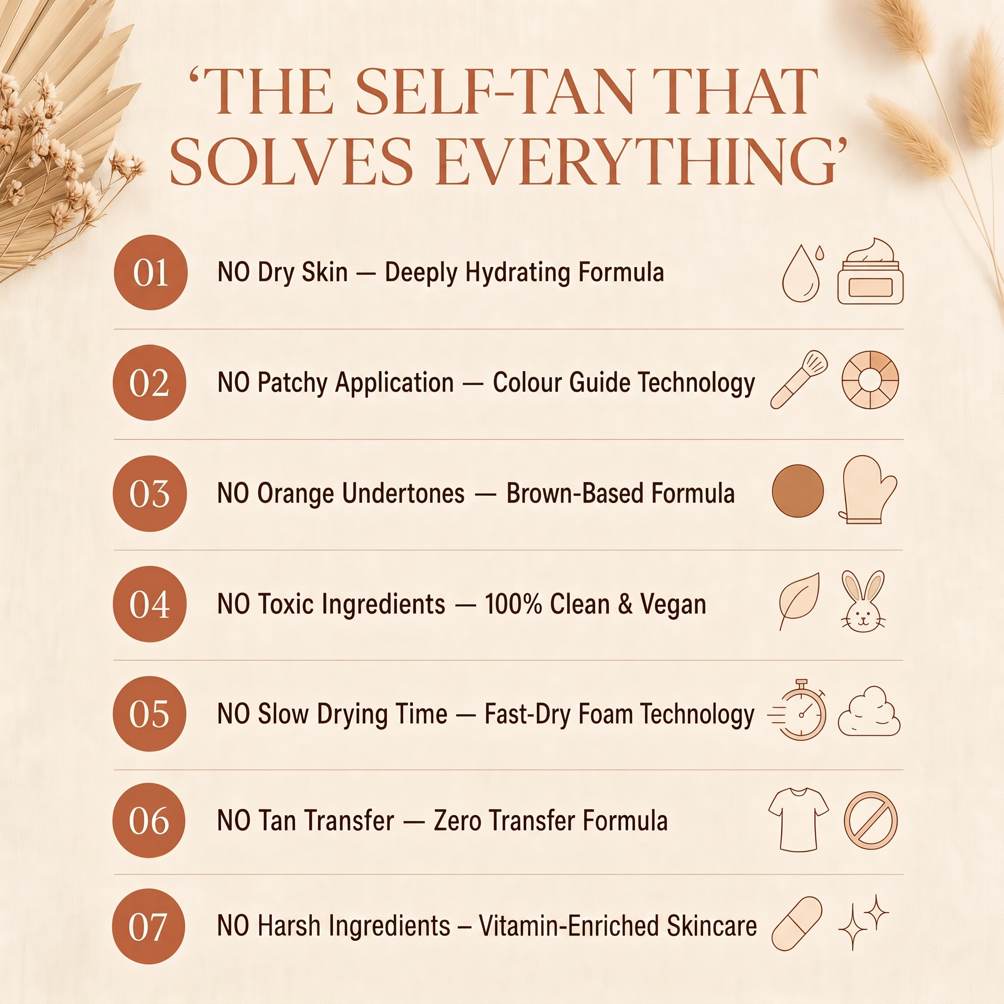Self Tanning Foam